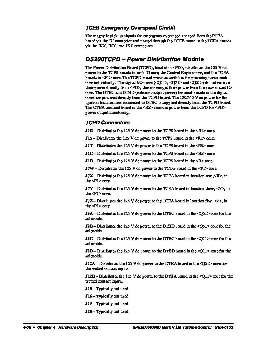 First Page Image of DS200TCPDG1BDC DataSheet GEH-6153.pdf